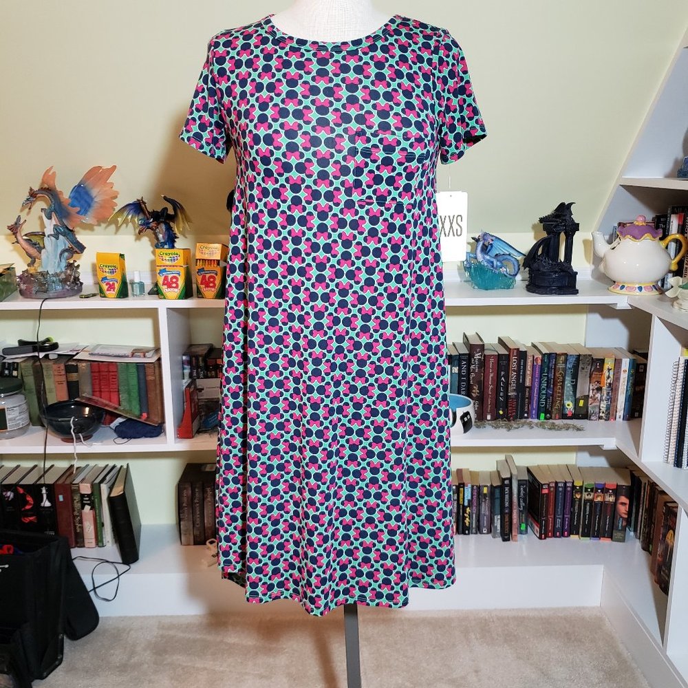 Lularoe Disney Minnie Mouse Carly XXS NWT
